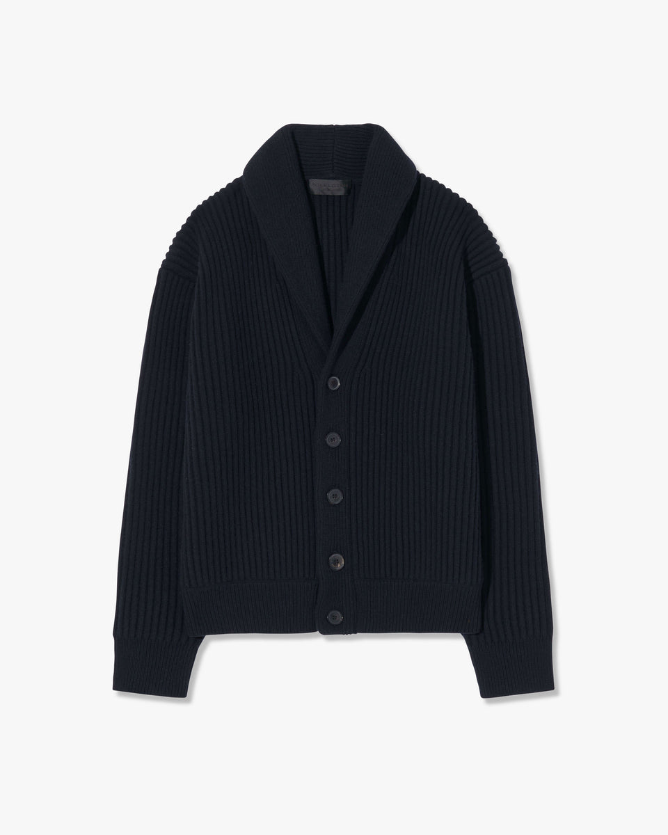 HAIDEN CARDIGAN IN DARK NAVY
