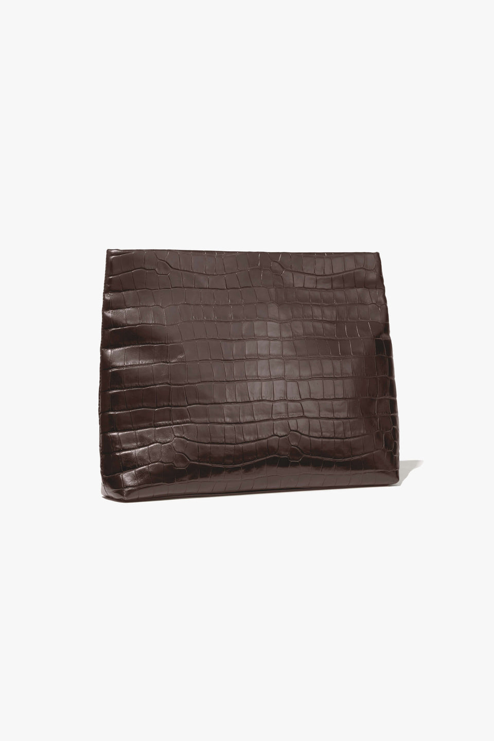 JERRY CLUTCH IN CHOCOLATE BROWN