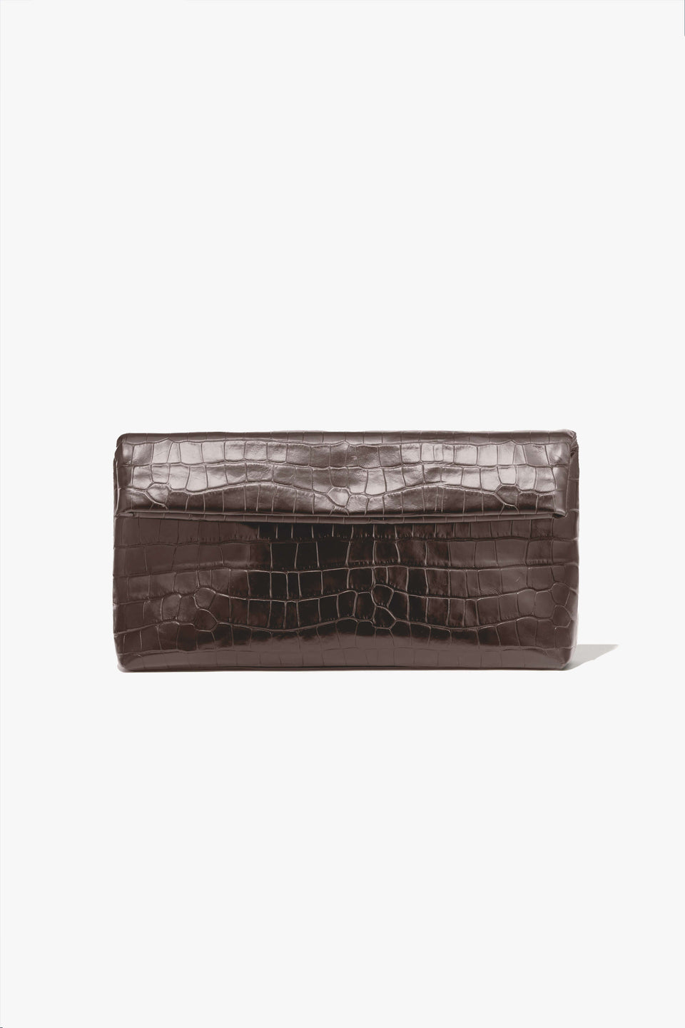JERRY CLUTCH IN CHOCOLATE BROWN