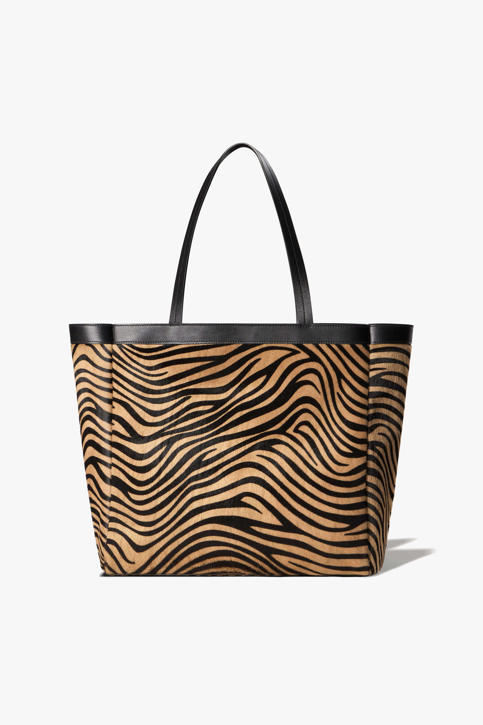 MEDIUM LOREN BAG IN KHAKI/BLACK ZEBRA