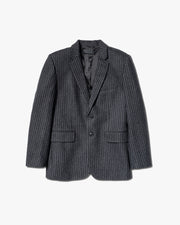 ROY BLAZER IN CHARCOAL PINSTRIPE