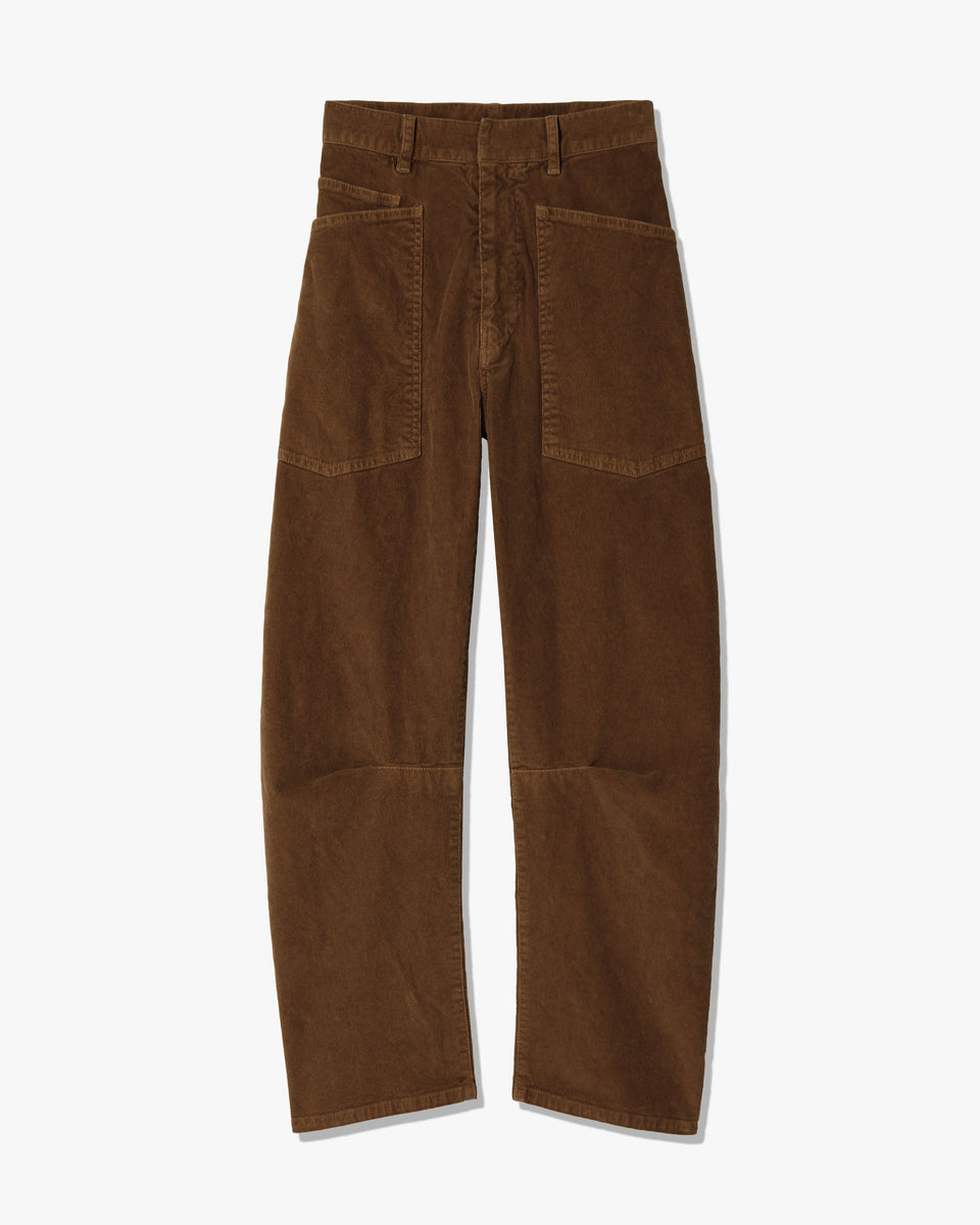 SHON CORDUROY PANT IN CAFFE