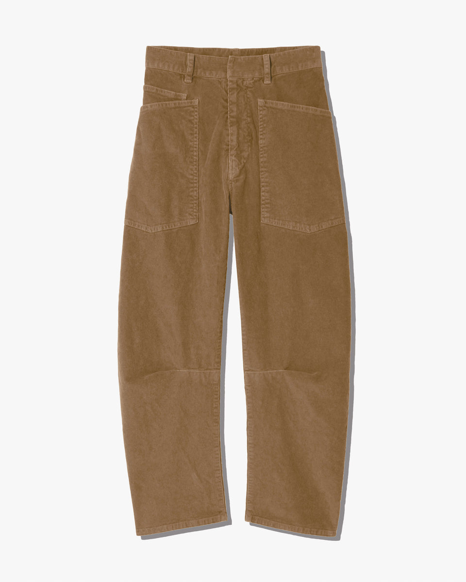 SHON COTTON PANT IN RUST
