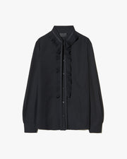 BERTILLE SILK SHIRT IN BLACK