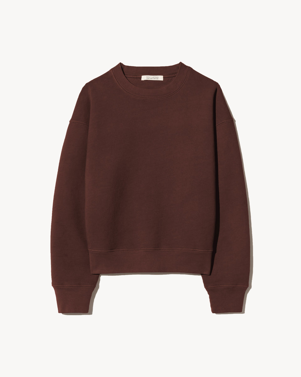 GORTANA SWEATSHIRT IN MOCHA