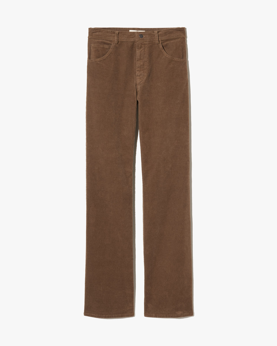 JOAN CORDUROY PANT IN CAFFE
