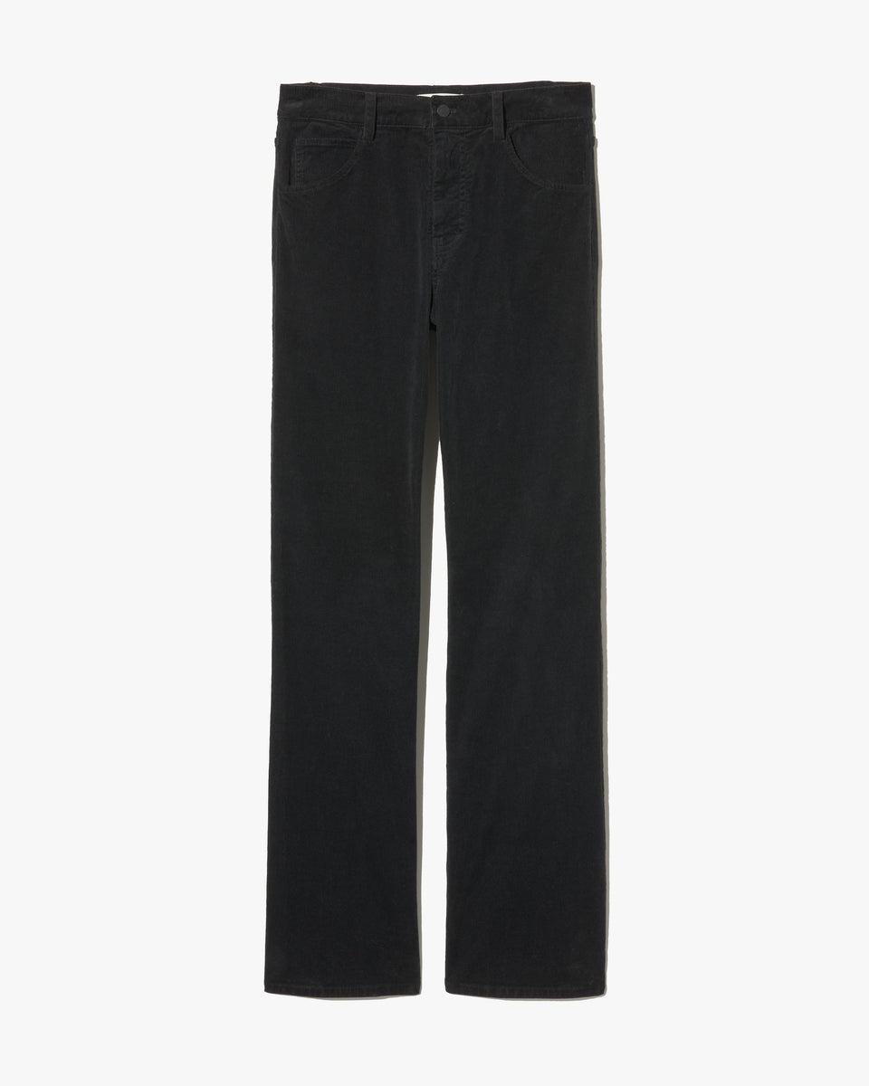 JOAN CORDUROY PANT IN JET BLACK