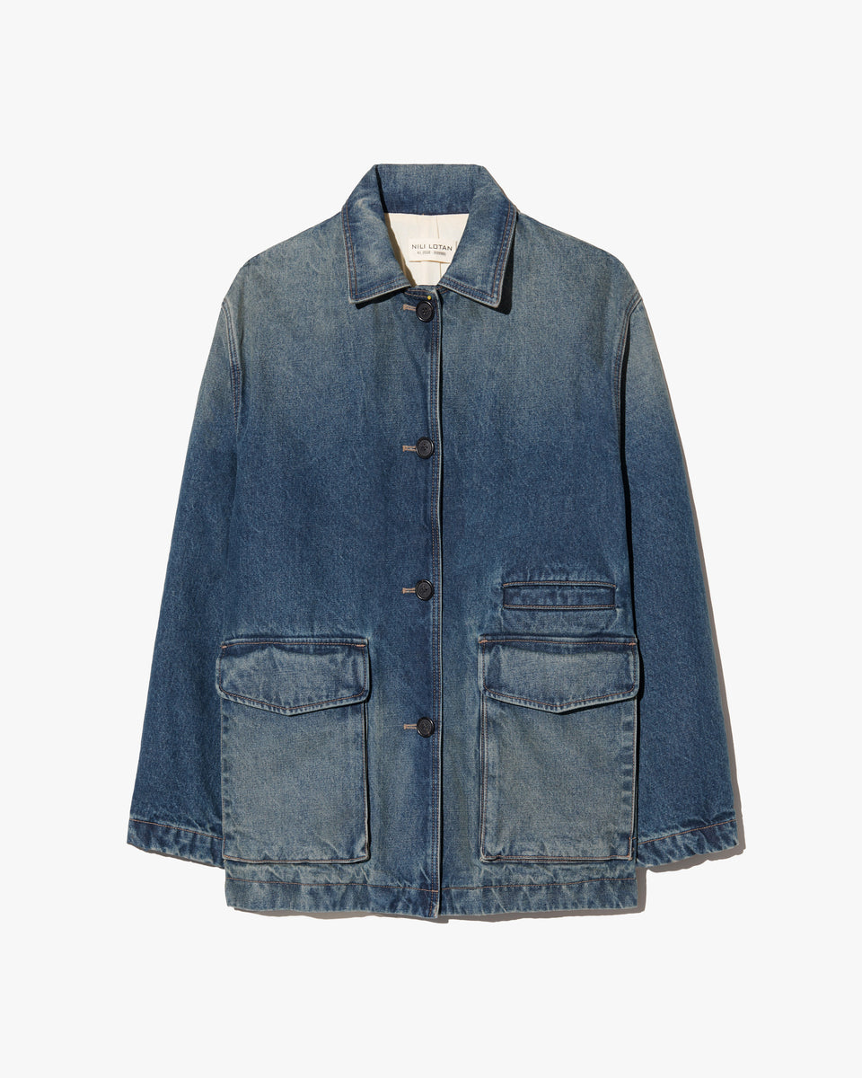 TEMPERANCE DENIM JACKET IN SIMON WASH