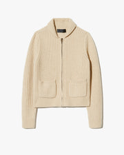 TESSEN CARDIGAN IN WHEAT