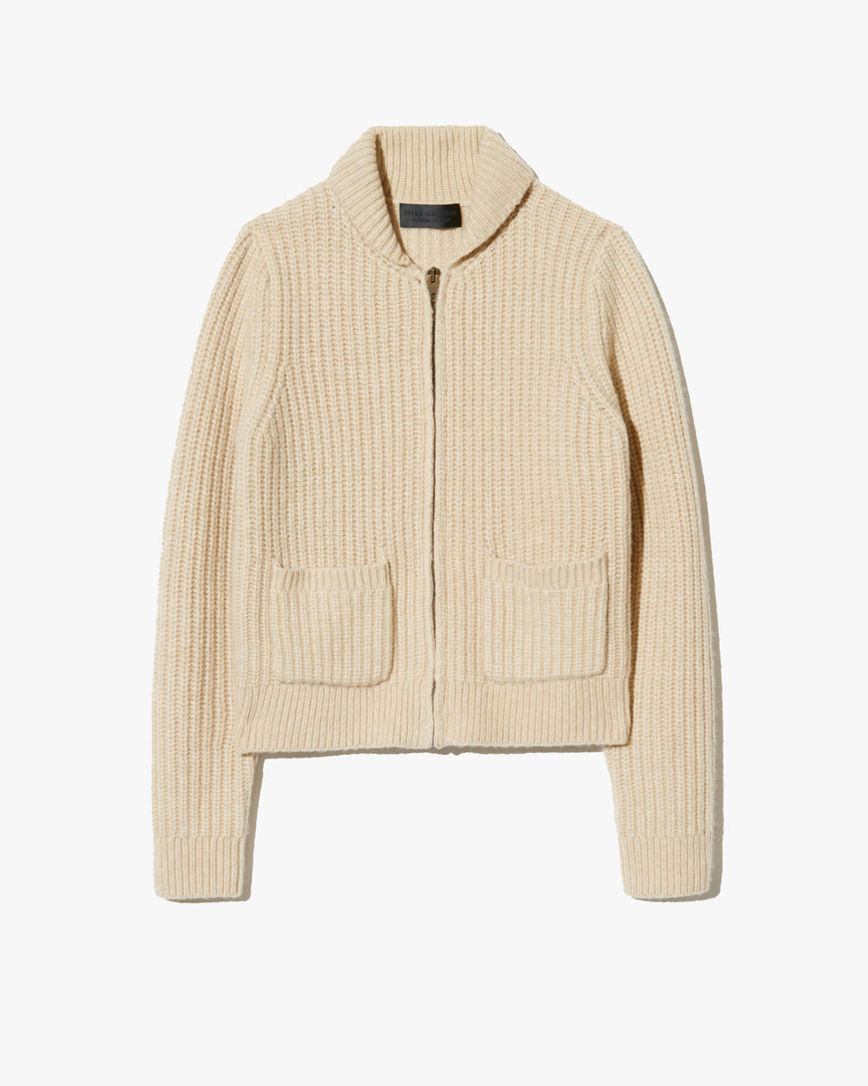 TESSEN CARDIGAN IN WHEAT