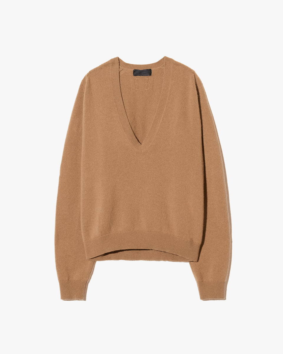 FERON CASHMERE SWEATER IN TAN