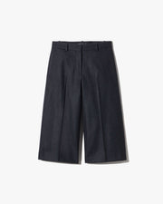 ILFORD GAUCHO WOOL PANT IN DARK CHARCOAL