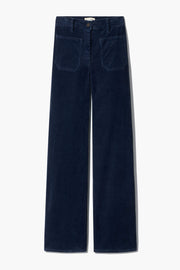 FLORENCE CORDUROY PANT IN SERVICE BLUE