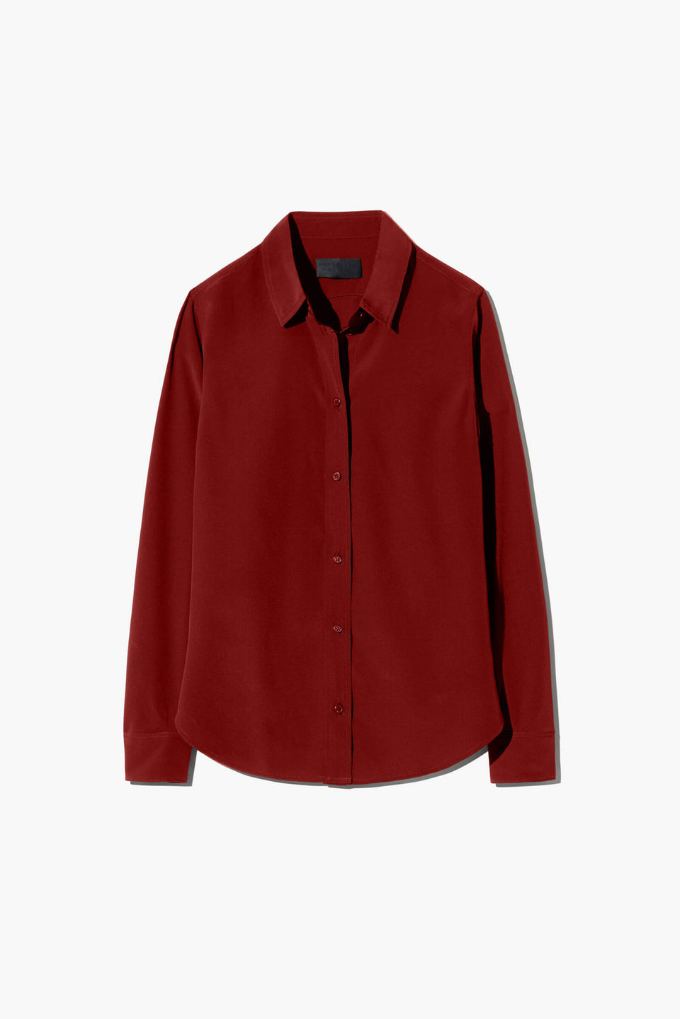 GAIA SLIM SHIRT IN CRIMSON