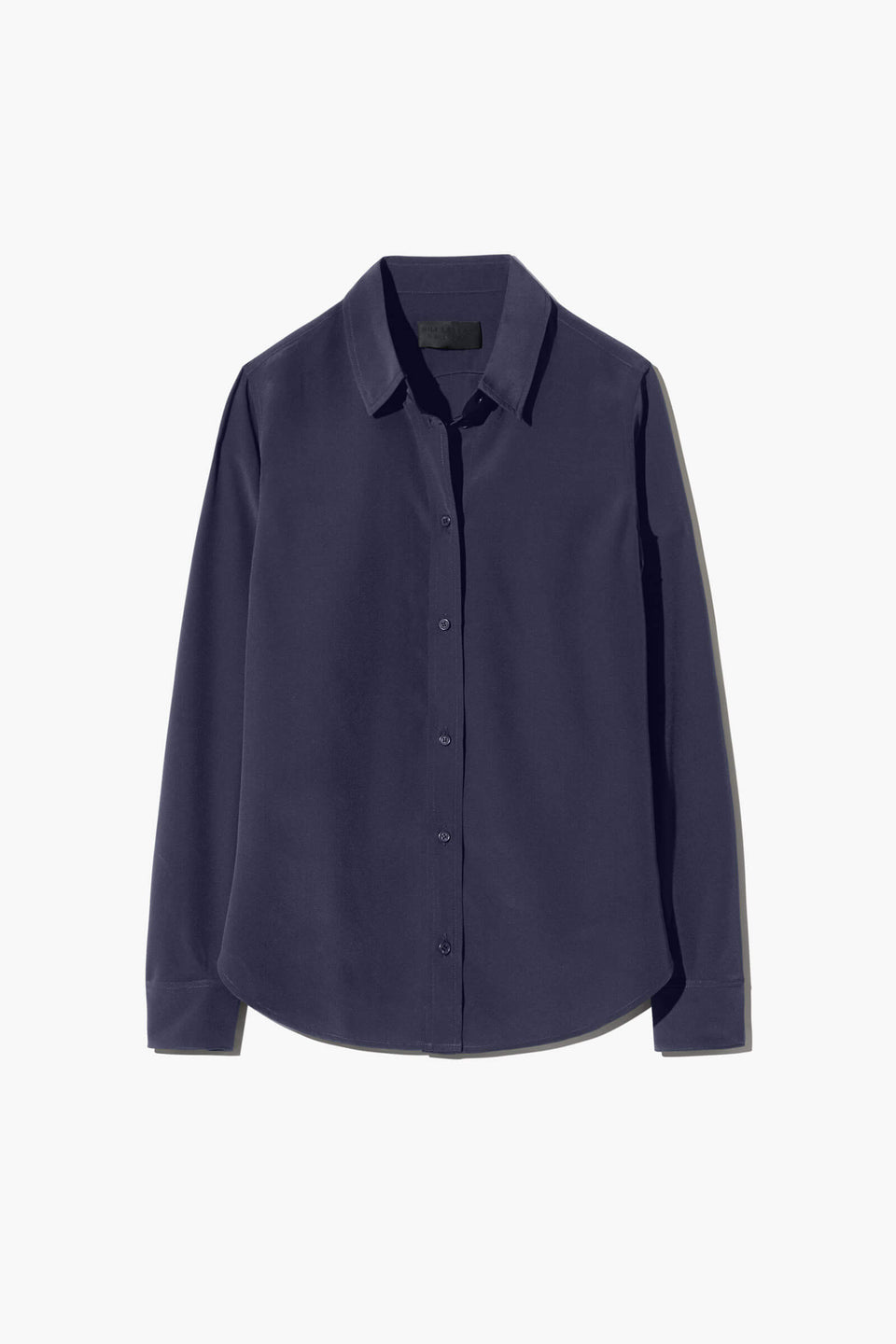GAIA SILK SHIRT IN MARINE BLUE