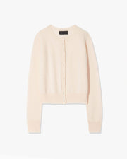 MARCH CASHMERE CARDIGAN IN IVORY