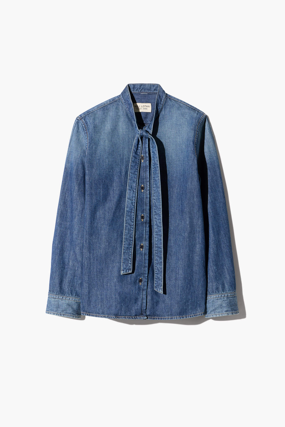 SUZETTE DENIM SHIRT IN CLASSIC WASH