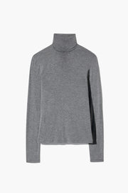 KERIA TOP IN DARK HEATHER GREY