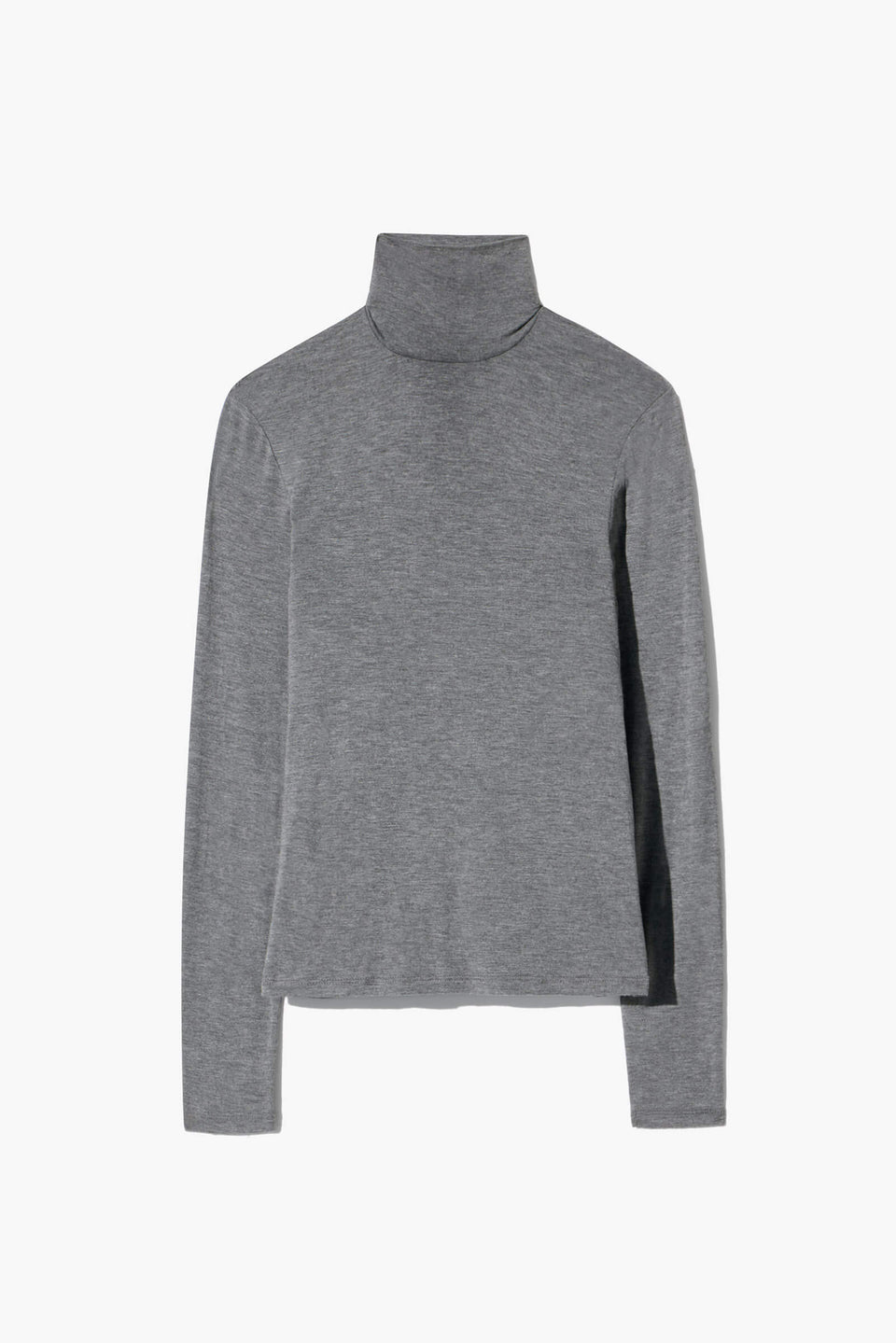 KERIA TOP IN DARK HEATHER GREY