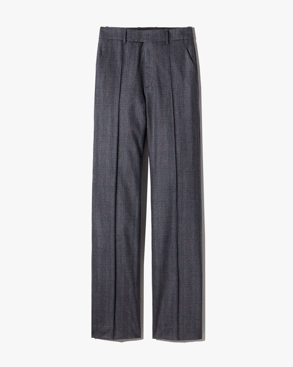 ETOILE PANT IN GREY/BLUE CHECK