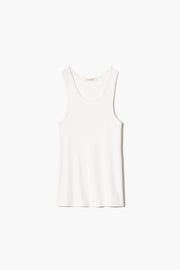 JUNE COTTON TANK IN WHITE