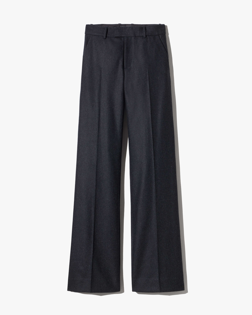 BETHANY WOOL PANT IN DARK CHARCOAL