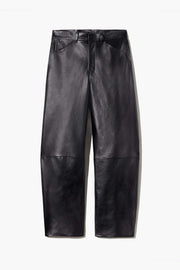 TRIBECA LEATHER PANT IN BLACK