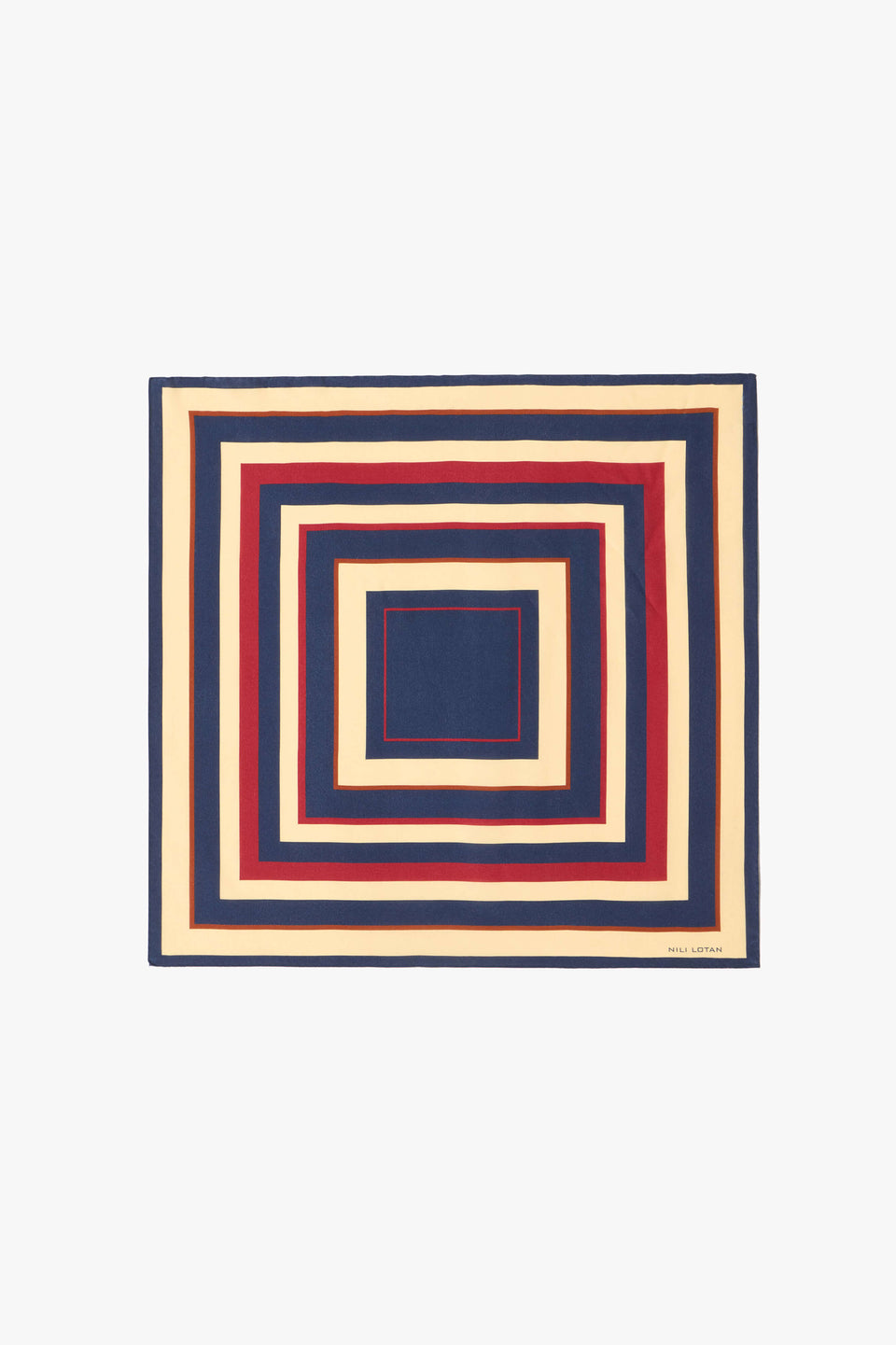 VINTAGE SILK SCARF IN VINTAGE STRIPES