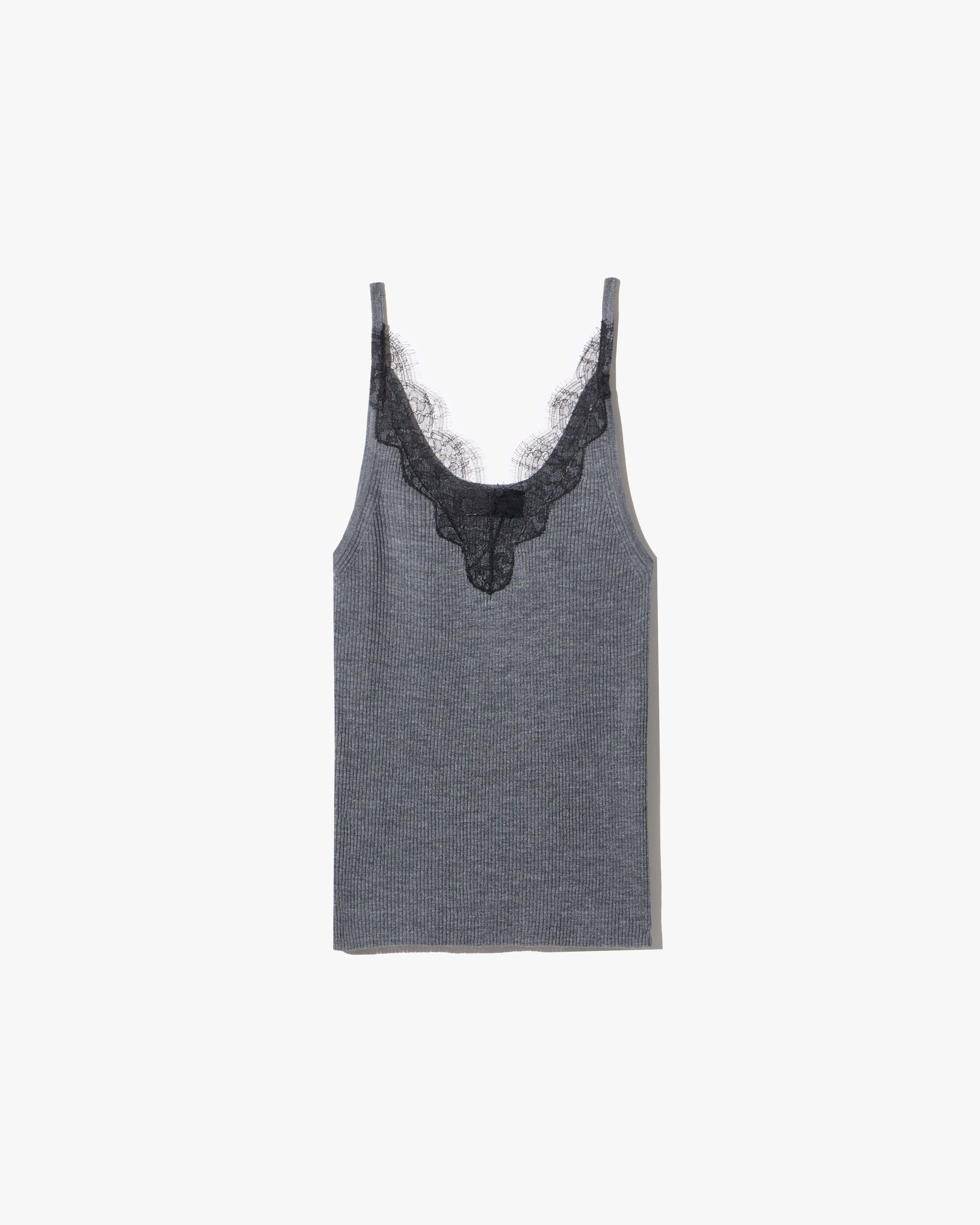 ARONIA SWEATER SILK TANK