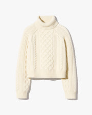 EZREN WOOL SWEATER IN IVORY