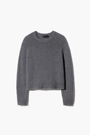 LAUREL SWEATER IN DARK CHARCOAL MELANGE
