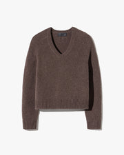 VICKI SWEATER IN WALNUT HEATHER