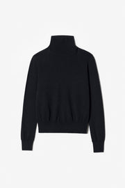 LARKIN WOOL SWEATER IN BLACK
