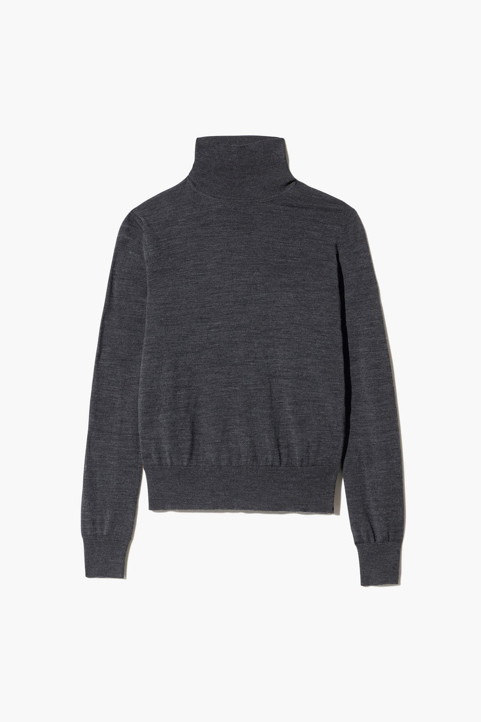 LARKIN WOOL SWEATER IN ONYX HEATHER