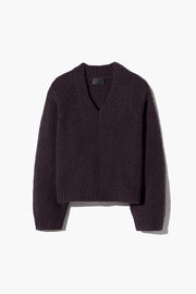 ISLEY SWEATER IN DARK CEDAR