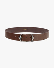 NILI BELT IN CHESTNUT W/ ANTIQUE SILVER BUCKLE
