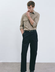 FRIEDMAN COTTON PANT IN MIDNIGHT