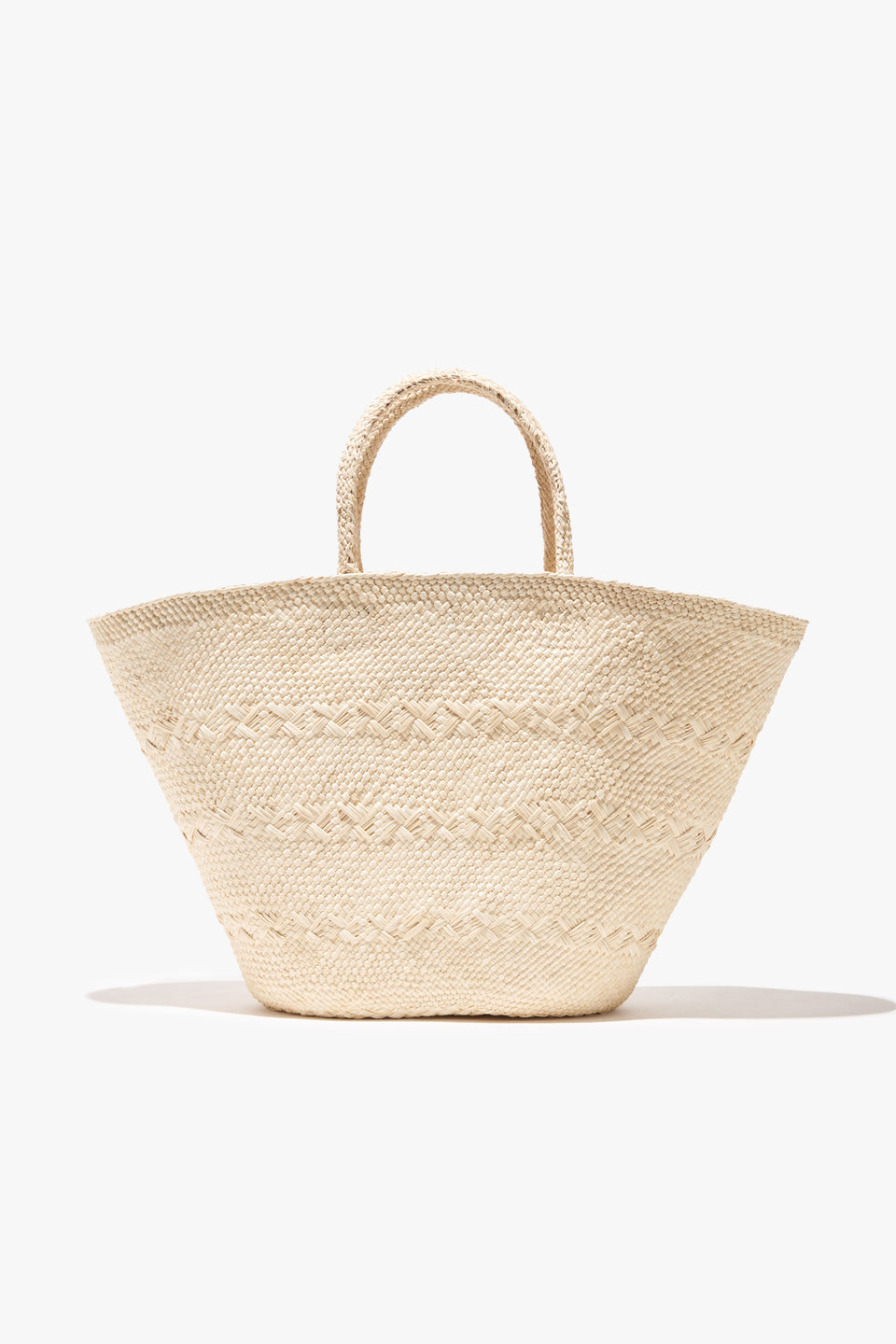 MEDIUM  FAYE RAFFIA BAG IN NATURAL