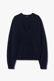 FERON CASHMERE SWEATER IN DARK NAVY