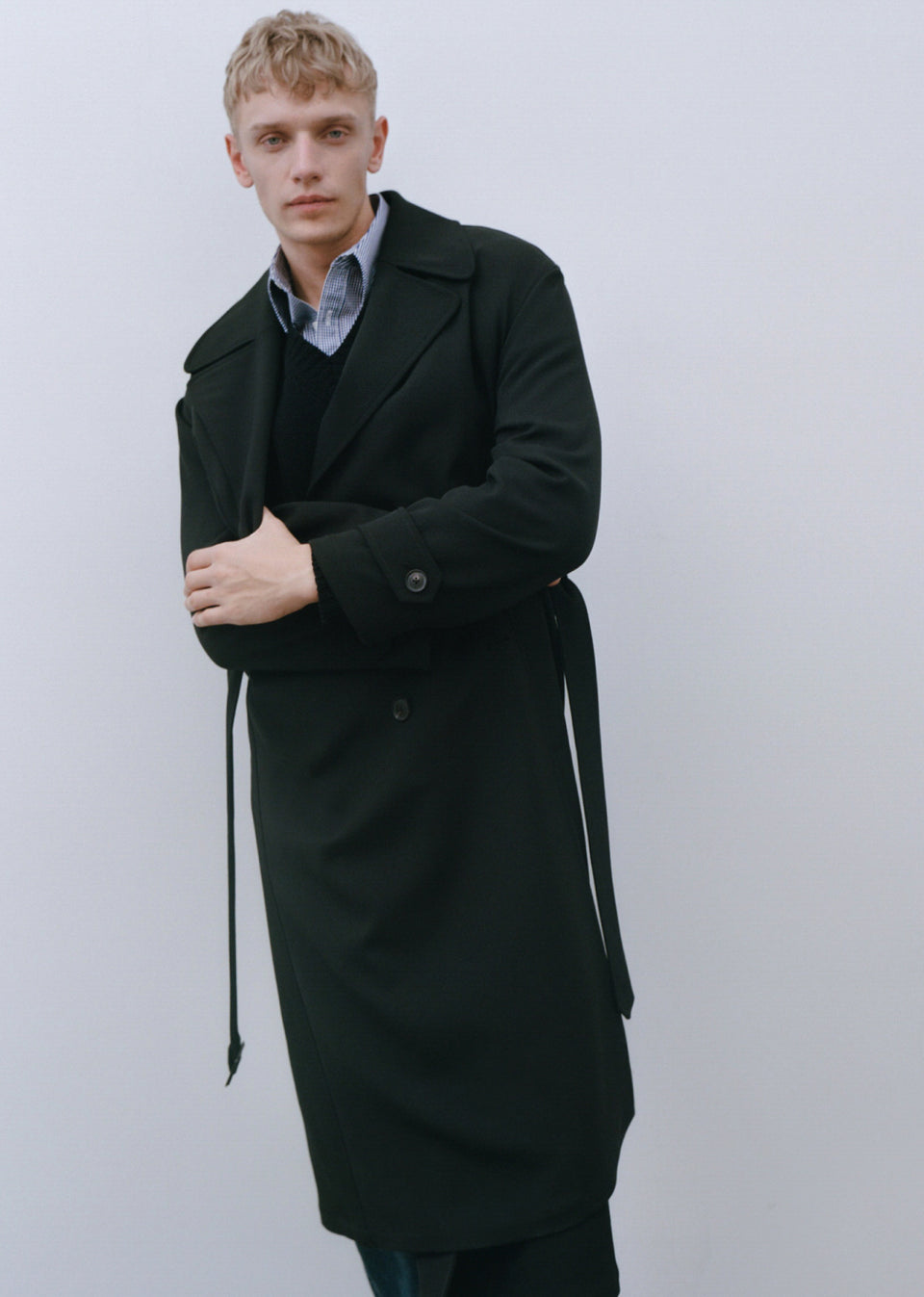 TRENTON TRENCH COAT IN BLACK
