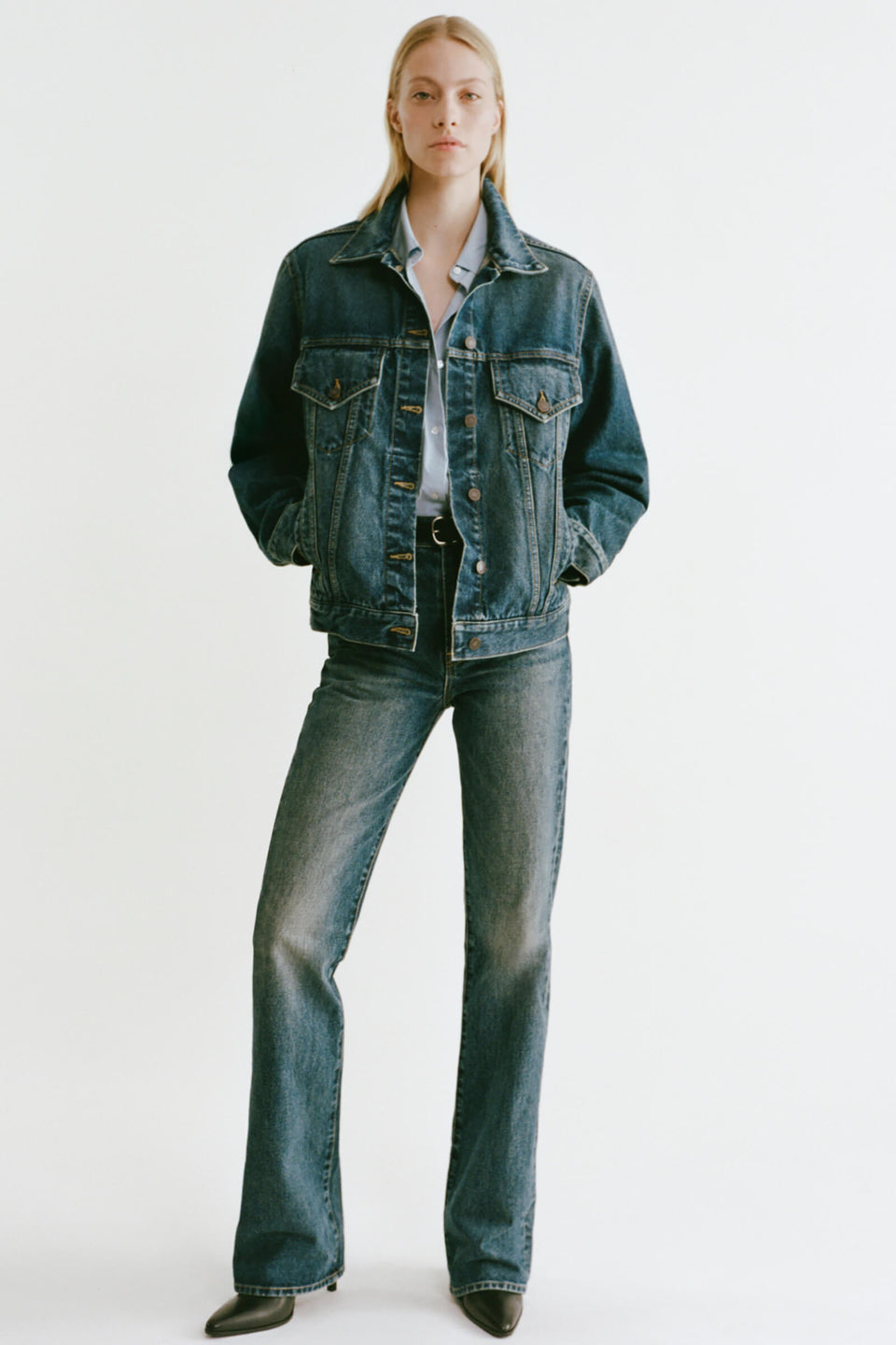 MARIAN DENIM JACKET IN SIMON WASH