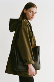 LUCIENNE COTTON PARKA IN ARMY GREEN