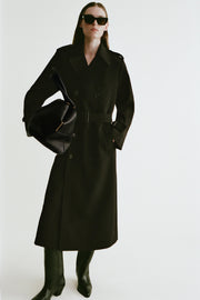 MARIN TRENCH COAT IN BLACK