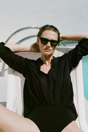 CLARYS TOP IN MIDNIGHT