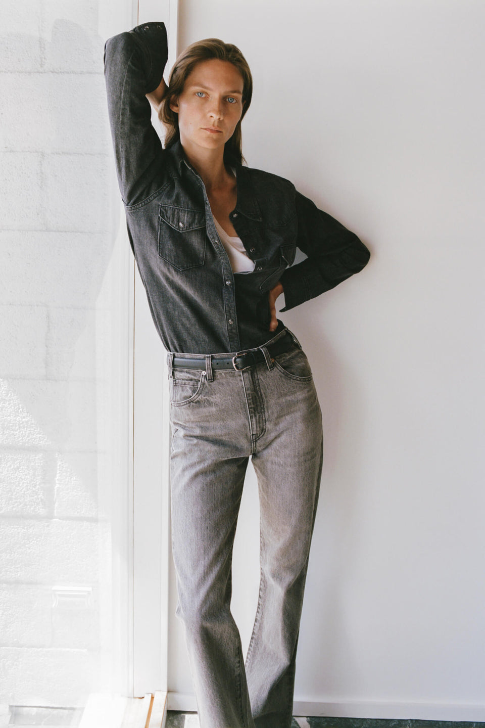 JOAN JEAN IN ASH GREY WASH