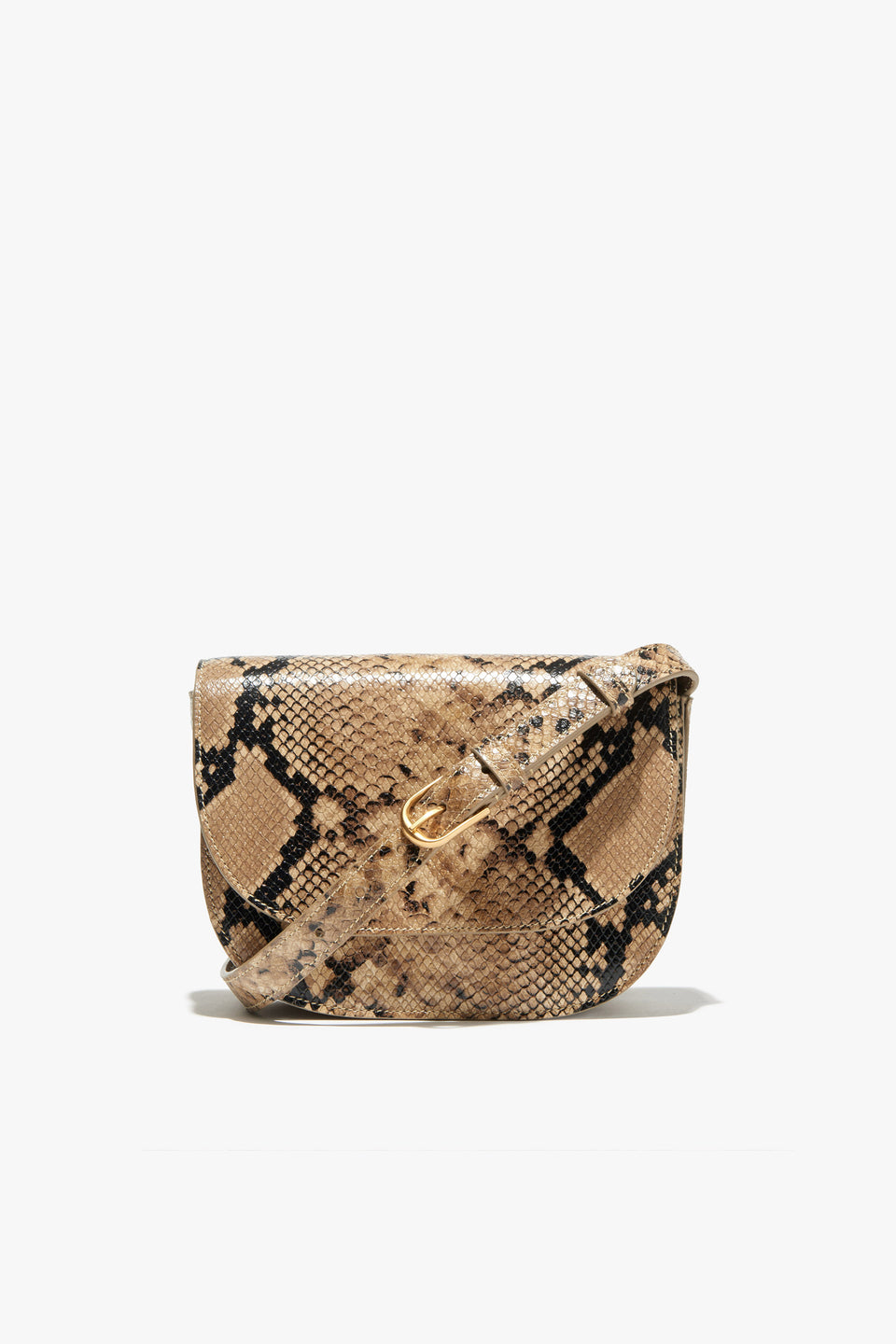 FRANCOISE BAG IN TAUPE SNAKESKIN