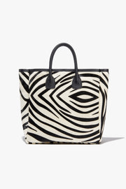 FREDDIE BAG IN IVORY/BLACK ZEBRA PRINT
