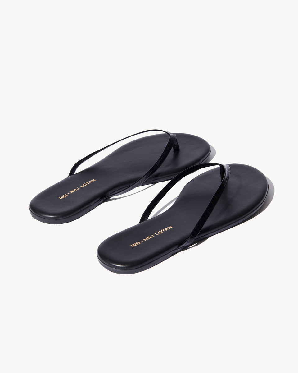 NL X TKEES LEATHER FLIP FLOP IN NL X TKEES LEATHER FLIP FLOP