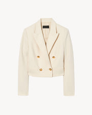 BEAUREGARD BLAZER IN STONE