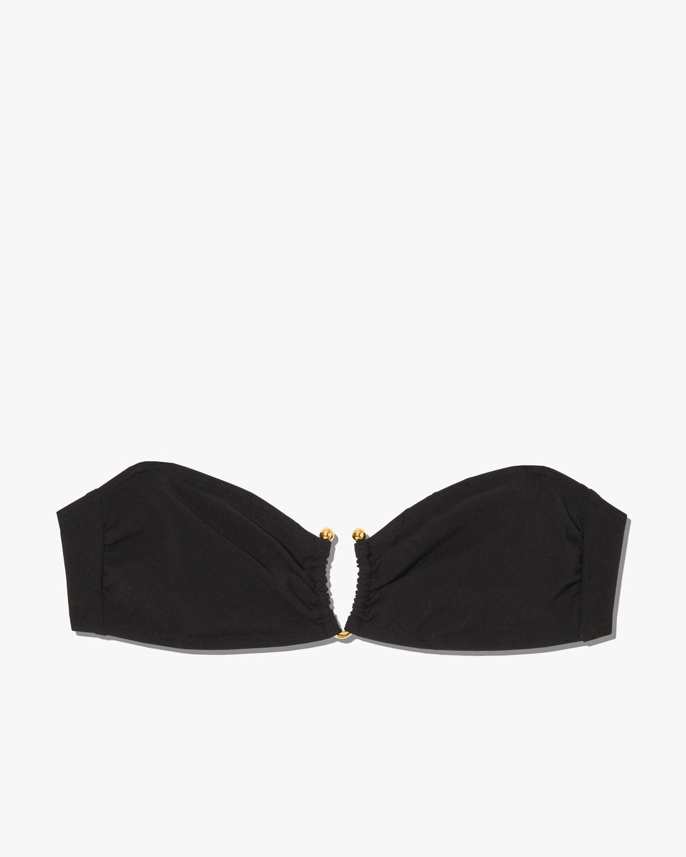 BANDEAU BIKINI TOP IN BLACK